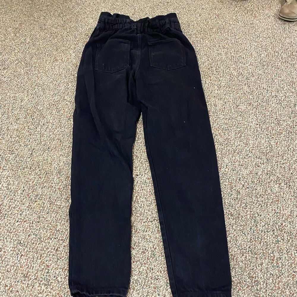 BAGGY MOM ZARA JEANS IN BLACK